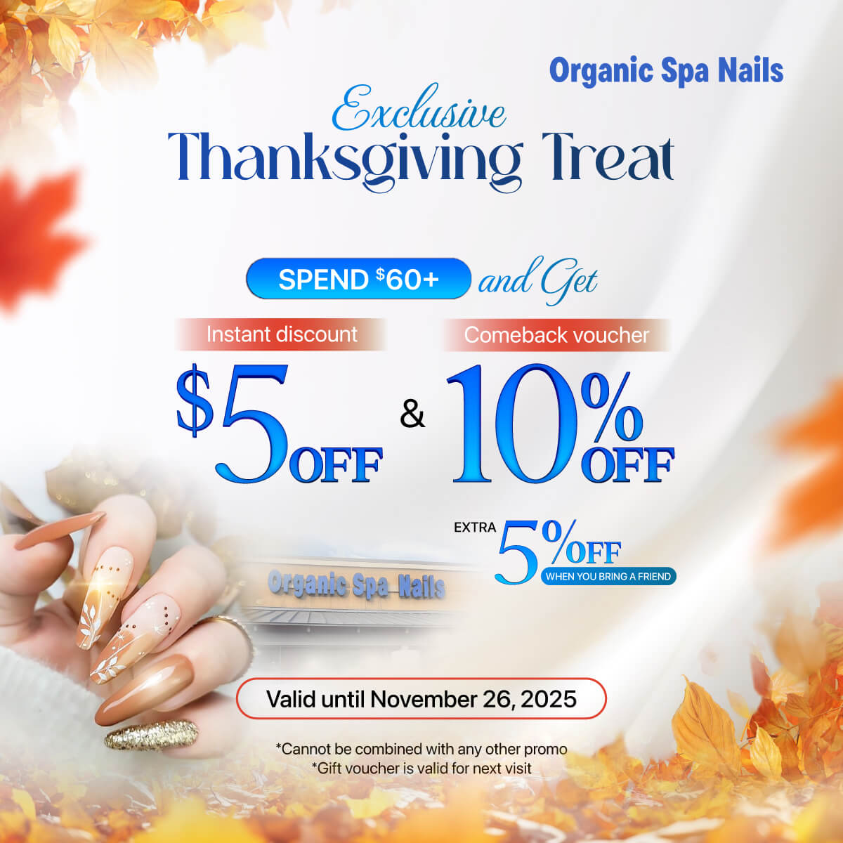 🌟 Organic Spa Nails - Promotion 🌟